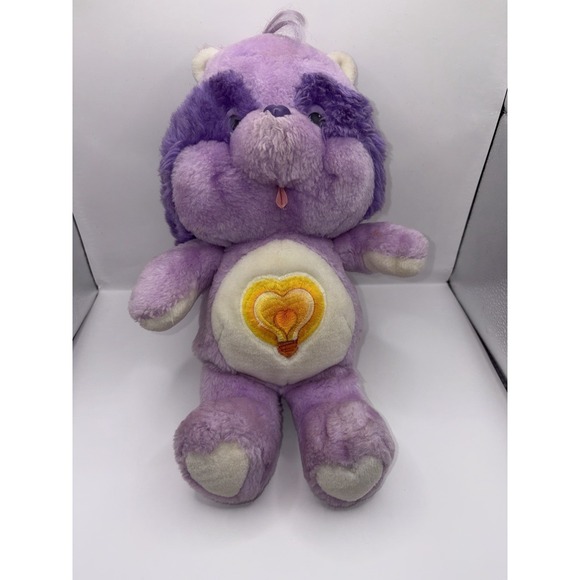 Care Bears Other - Vintage 1984 Kenner Care Bear Cousins Bright Heart Raccoon 13" Plush